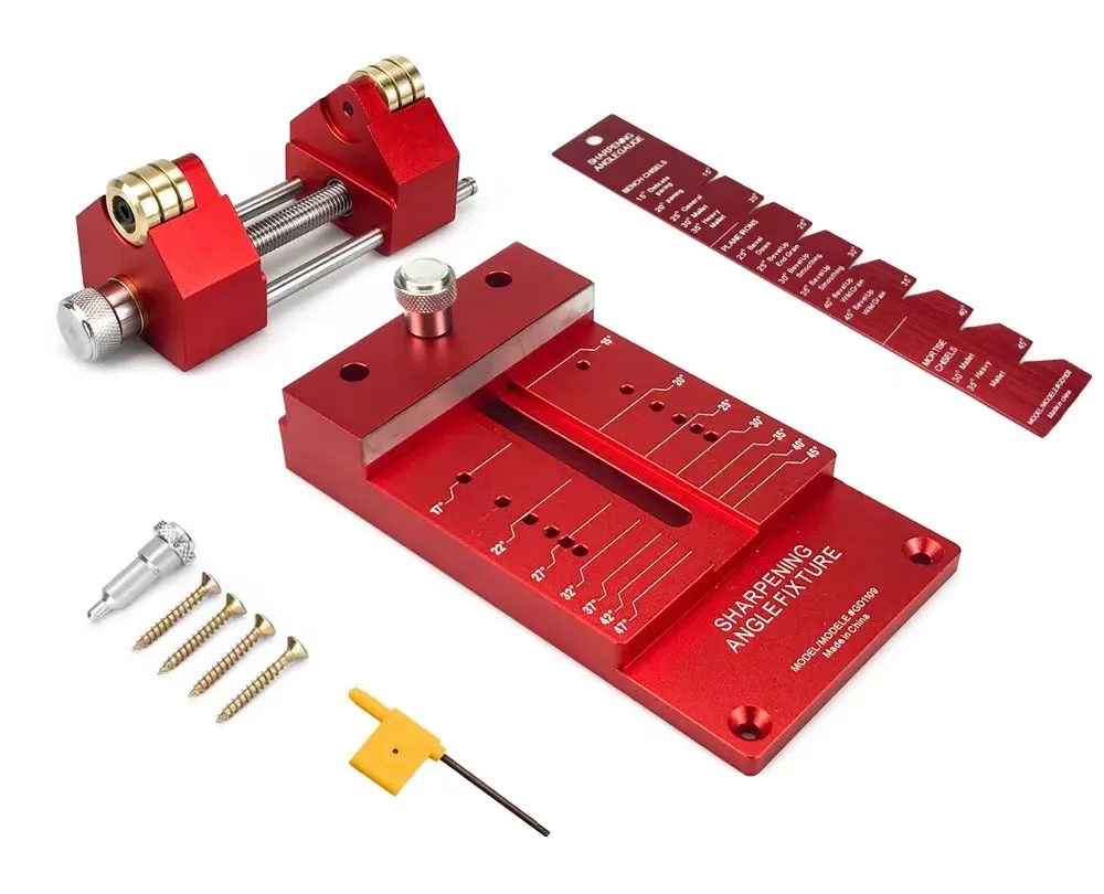 Sharpening System Honing Guide Sharpening Holder Angle Fixture Gauge for Woodworking Chisel Sharpening Holder Guide Durable