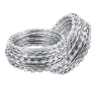 For Security Fencing 2000m Roll Anti-Rust Galvanized PVC Coated Barbed Wire