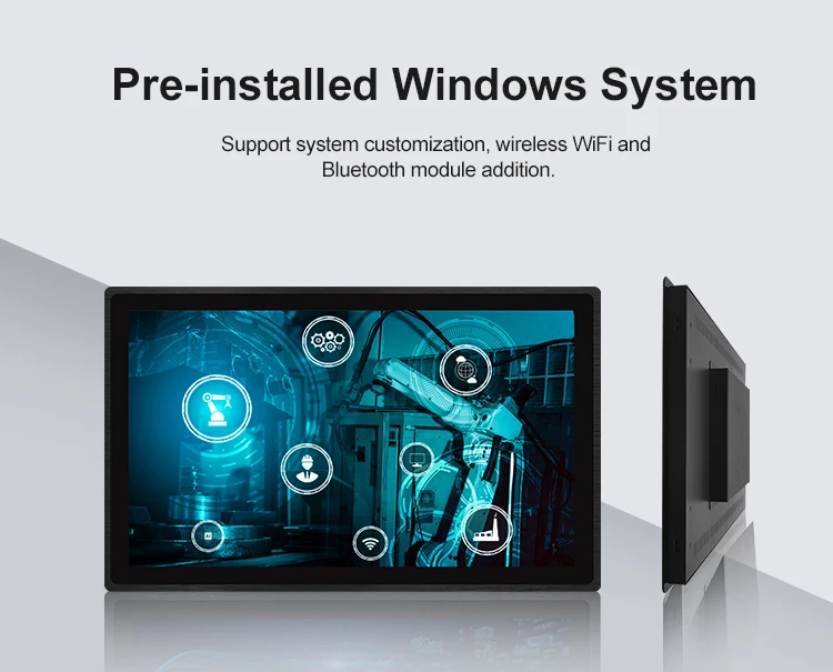 New 23.6 Inch IPS Full HD LED LCD Monitor with USB Interface Car Touch Screen Gaming Studio Speakers Industrial Display