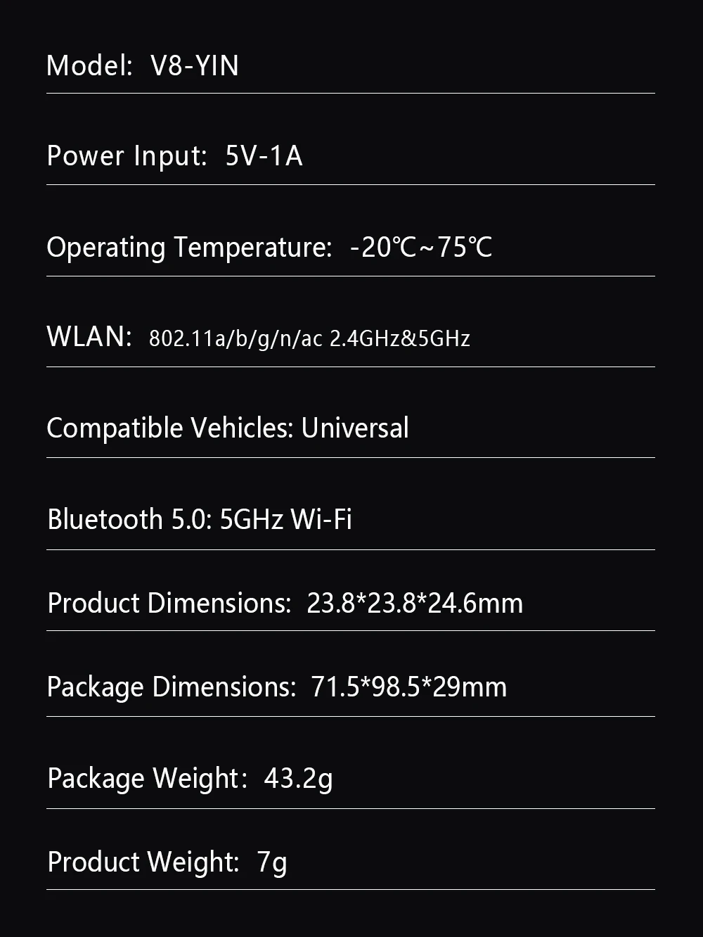 Automatic Connection Wireless CarPlay Adapter - 2 in 1 Plug and Play Smart Box for Cars