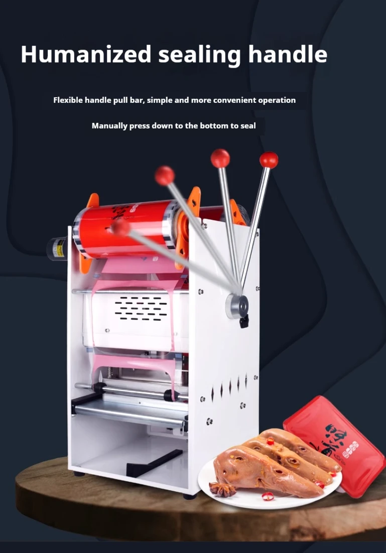 Takeaway Disposable Food Box Packaging Machine Fresh-keeping Box Cooked ...
