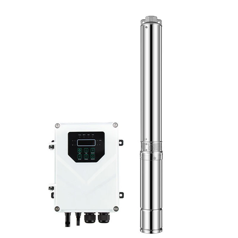 JENENSERIES Pump 500W DC 48V Solar Water Pumps, Max Head 393ft,7.9GPM Flow,3 Inch Solar Deep Well Submersible Pumps With MPPT Controller Float Switch Kits For Home Or Farm - View #5