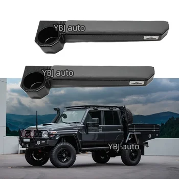 YBJ Magnet Install Door Armrest Cup Holder For Land Cruiser Pickup fj70 75 fj76 fj78 fj79 Carbon fiber stick version cup holder