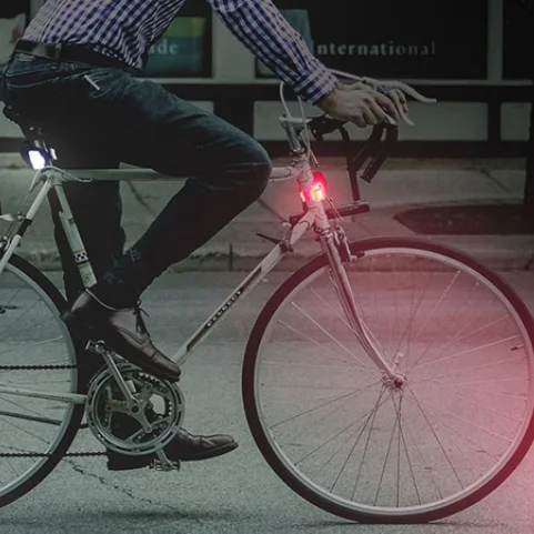 Superbsail Waterproof Front Tail Lighting Safety Night LED Bike Headlight Combination Cycle Colorful Light Ebike Brake Light manufacture