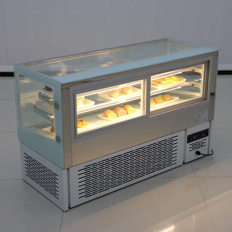 Small Size Affordable Countertop Cake Display Chiller Refrigerator