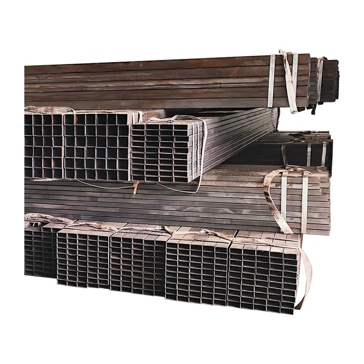 Hot Rolled square and Rectangular Steel Tube Astm A500 Black Hollow Sections
