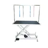 Square electric beauty table, black, on special offer