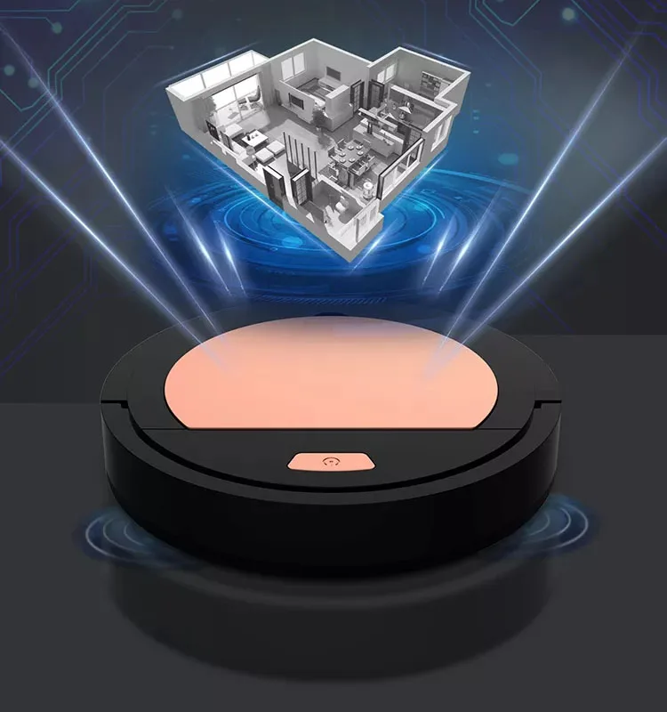 New Arrival 3 in 1 Robot Vacuum Cleaner Mop Portable With Brush Mini Cleaning Machine