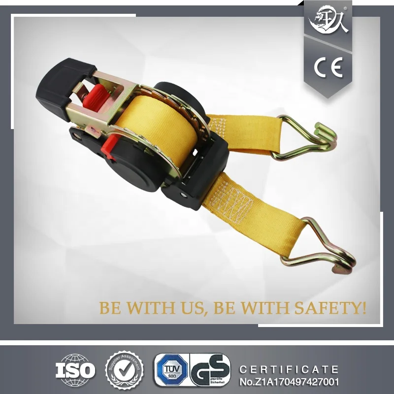 Auto Retractable Ratchet Tie Down Straps