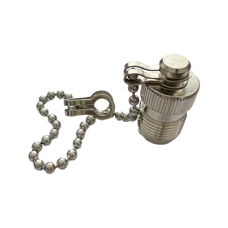 product tnc female dust cap with chain external thread tnc female dust cap with chain-2