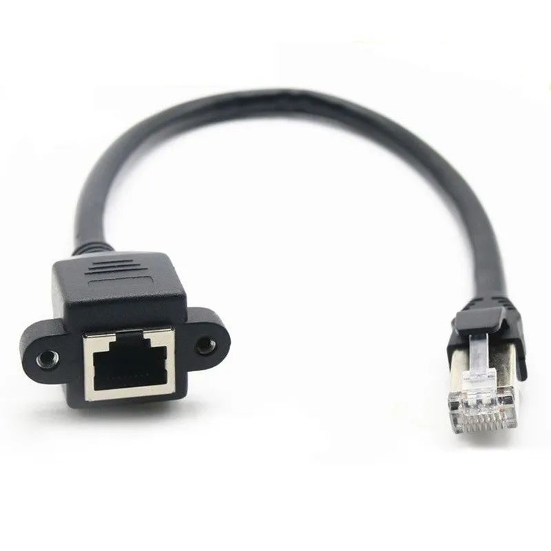 9-pin Header to Dual USB Extension Cable with Panel Mount Double USB Extension PVC Cable with Screw Dupont 2.54 Pitch