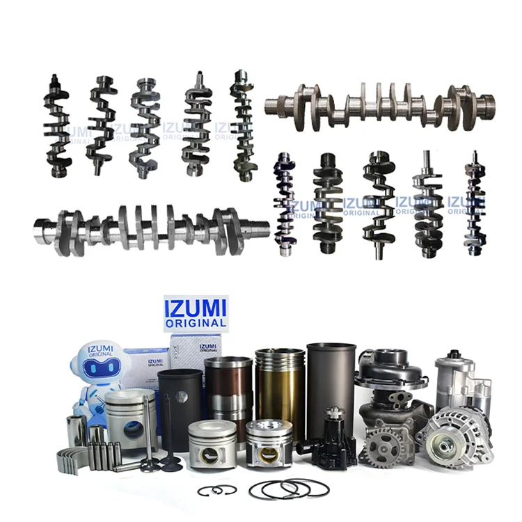 IZUMI ORIGINAL S6A3 Crankshaft High Quality Diesel Engine Parts For Mitsubishi