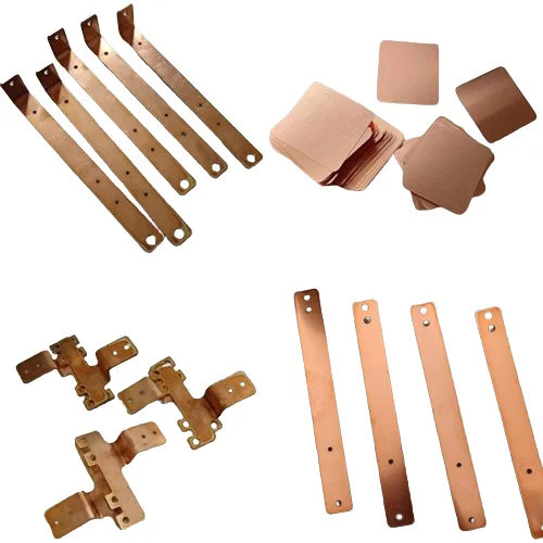 Custom Tinned Battery Terminal Busbar Nickel Plated Copper Lithium