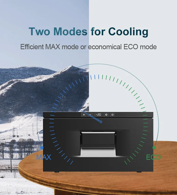 Alpicool 12v Drawer Fridge Metal Drawer Type For Boat Freezer Marine