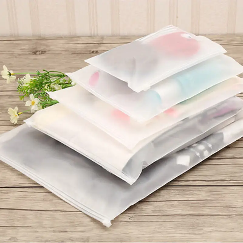 Custom Printed Resealable Clear T Shirt Packing Bag Zip Lock Bag