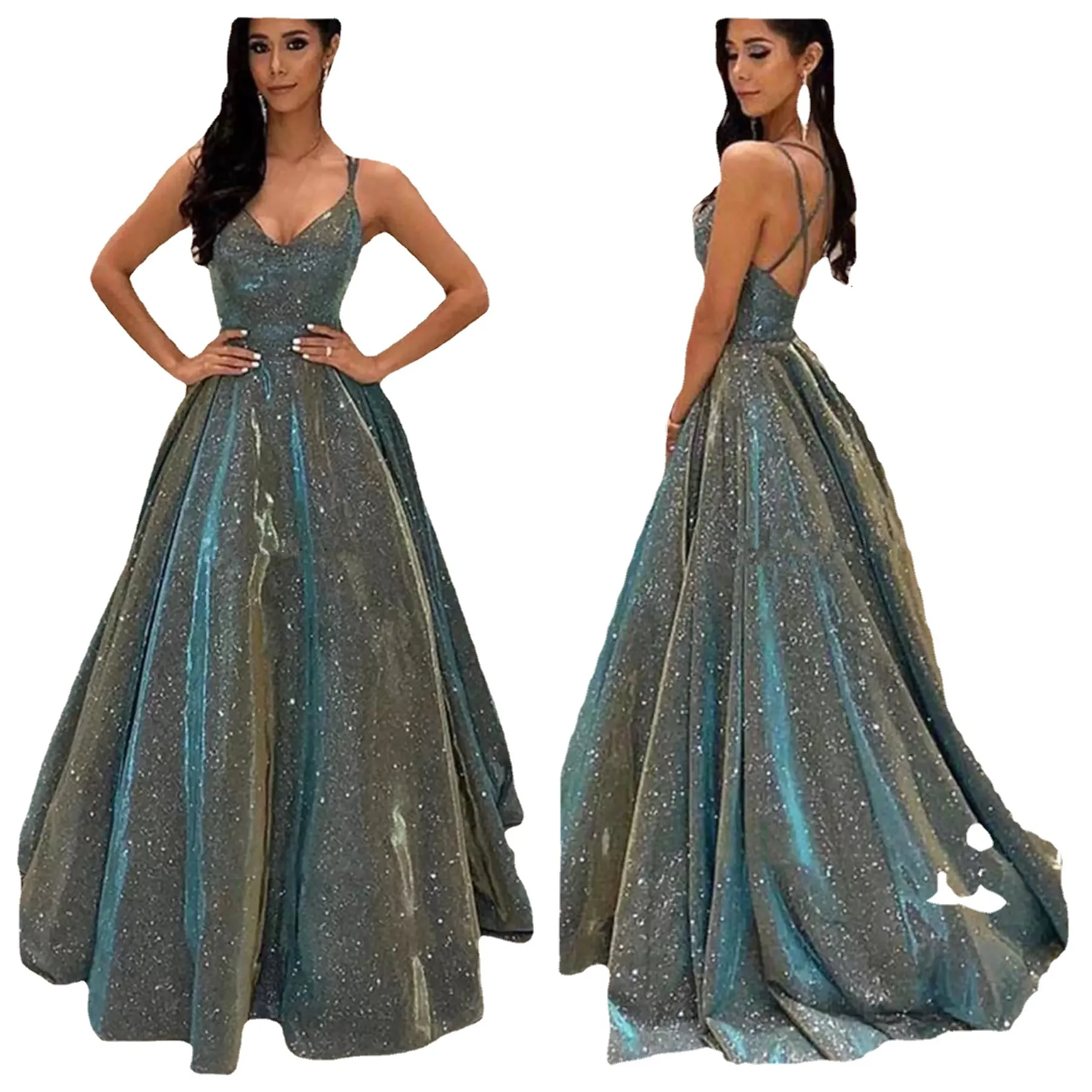 Women's New Bra Shining Long Swing A-line Slim Evening Dress| Alibaba.com Women's New Bra Shining Long Swing A-line Slim Evening Dress| Alibaba.com