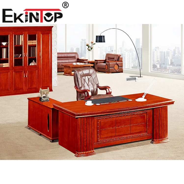 "L" Type Design Top Quality Wooden Modern Executive Desk Office Table Design