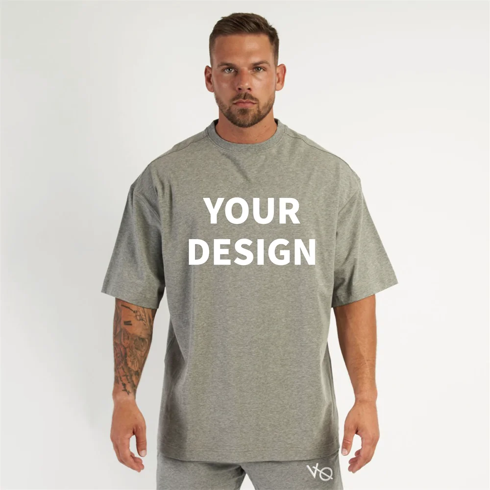 Custom Logo Letter Plain Men T Shirts Printing Graphic Ultra Soft