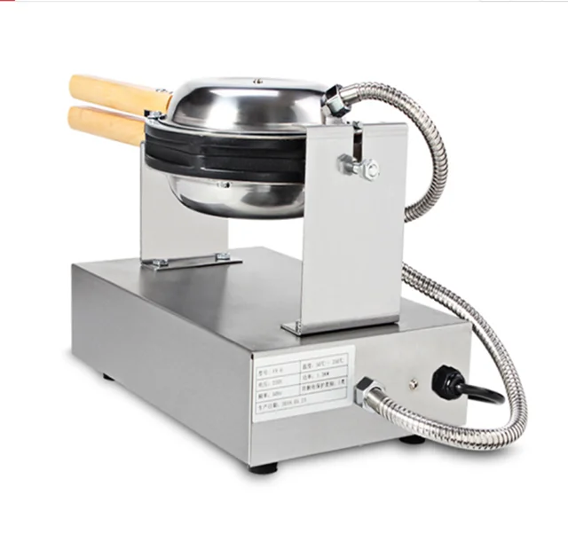 Commercial Rotary Egg Waffle Maker/Commercial Electric Bubble Waffle Making Machine/Bubble Waffle Maker with Timer - Image 2