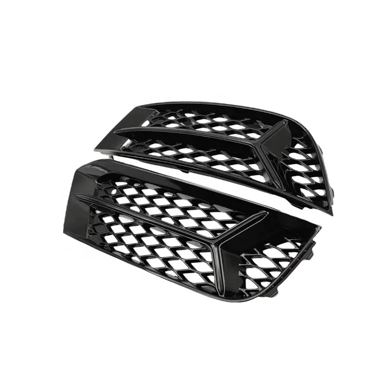 KEBEL Brand New Car Grills for Audi A3 2017 2020 ABS Material Honeycomb Lower Bumper Fog Light Grille Grill Cover