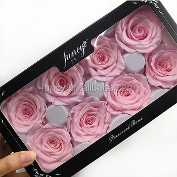Wholesale Real Natural Flower Immortal Forever Eternal Preserved Roses Head for Valentine's Day Decorative Plants