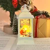 White Rectangular wind lamp-santa claus