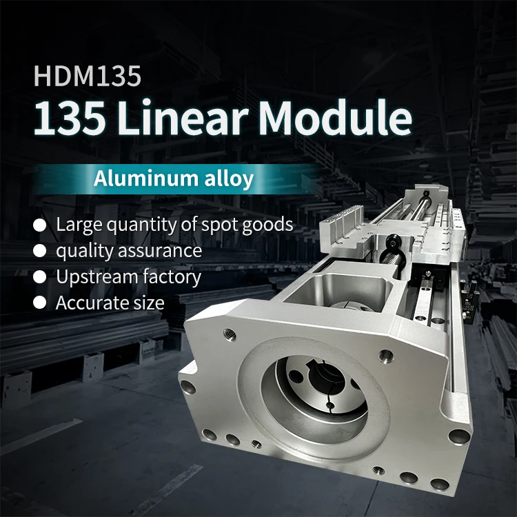 135 Semi Enclosed High-precision Sliding Table Linear Module XYZ Three-axis High-precision High-speed Single Axis Robot Module details