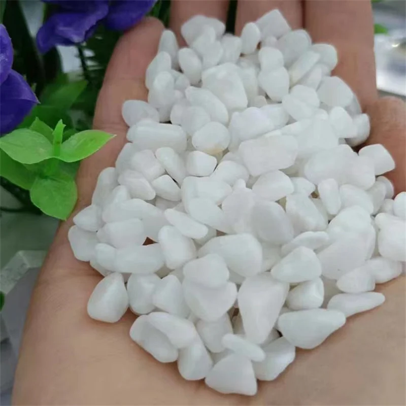 Natural Polished White Paving Stones and Stylish Cobblestone Garden Pebbles for Landscaping Premium Cobbles & Pebbles factory