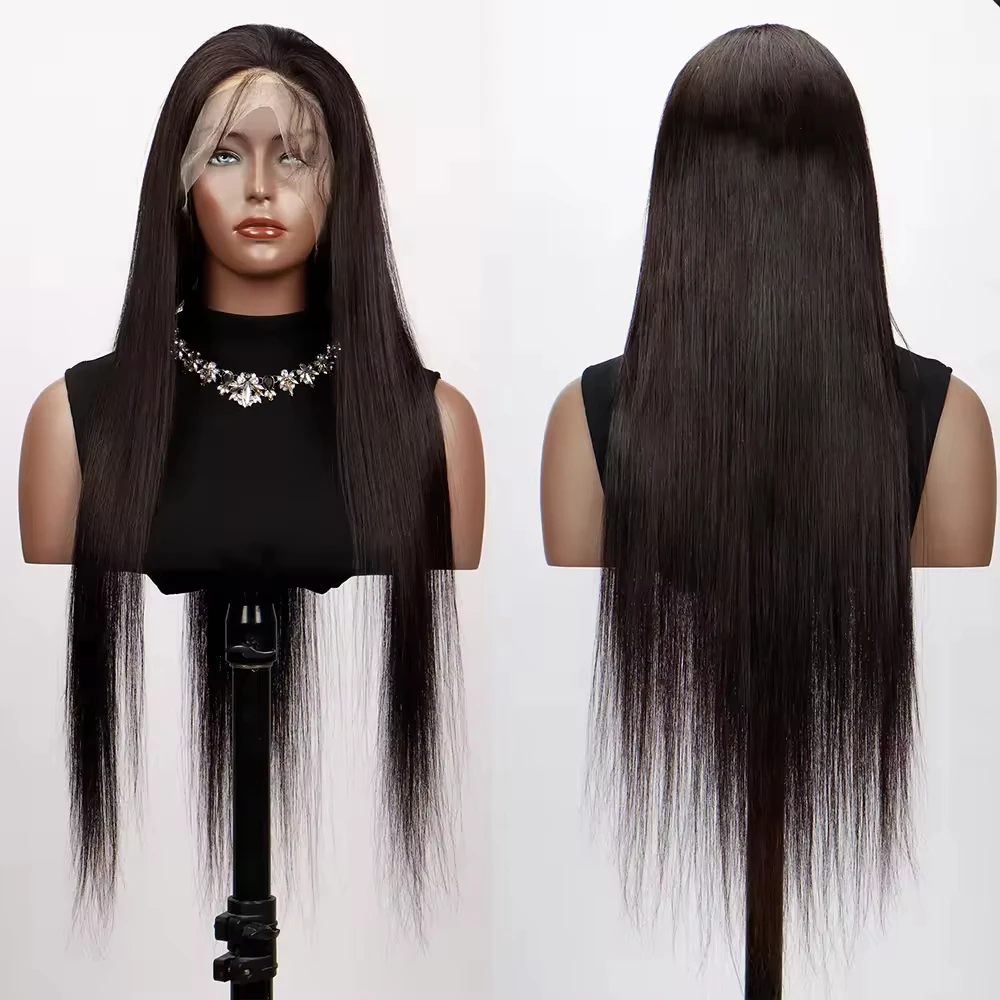 Glueless Full Transparent Lace Wigs 40 Inch 360 Full Swiss Lace Front  Natural Hair Wigs 613 Hd Full Lace Frontal Wig Human Hair