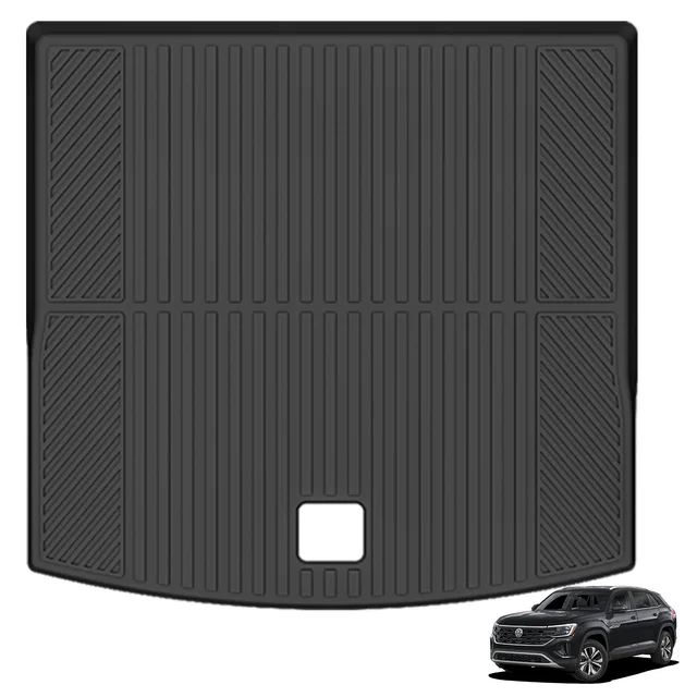 Waterproof Luxury TPE Car Trunk Mats for volkswagen Atlas Cross Sport 2020-2025 Non-slip Accessories Rear Mat Liner Manufacturer