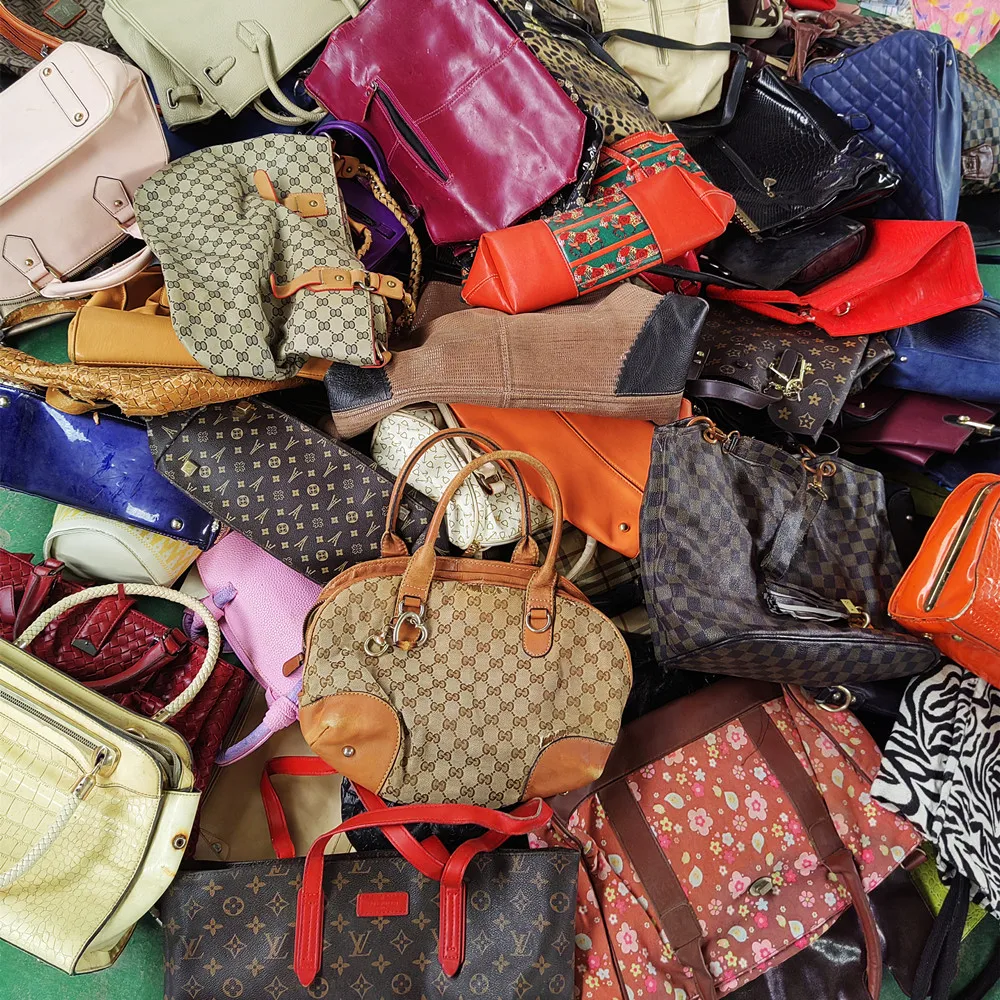 Hot Selling Used Ladies Bags Branded Second Hand Bags In Italy Leather