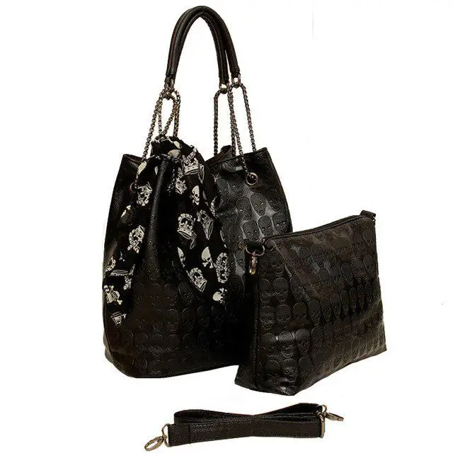 Fashion Leather Handbags Women Large Capacity Shoulder Bag Chain Tote Purse Bags