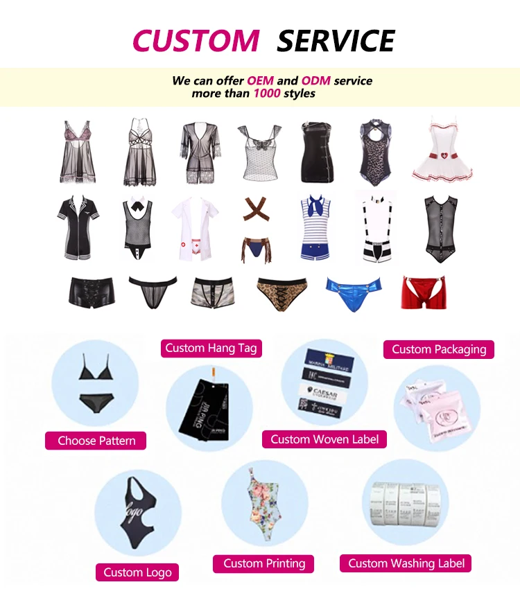 Teen Girls Wearing See Through Bodystocking Lingerie and Harness Roleplay Sexy Polices Women Fantasy Costume for Party