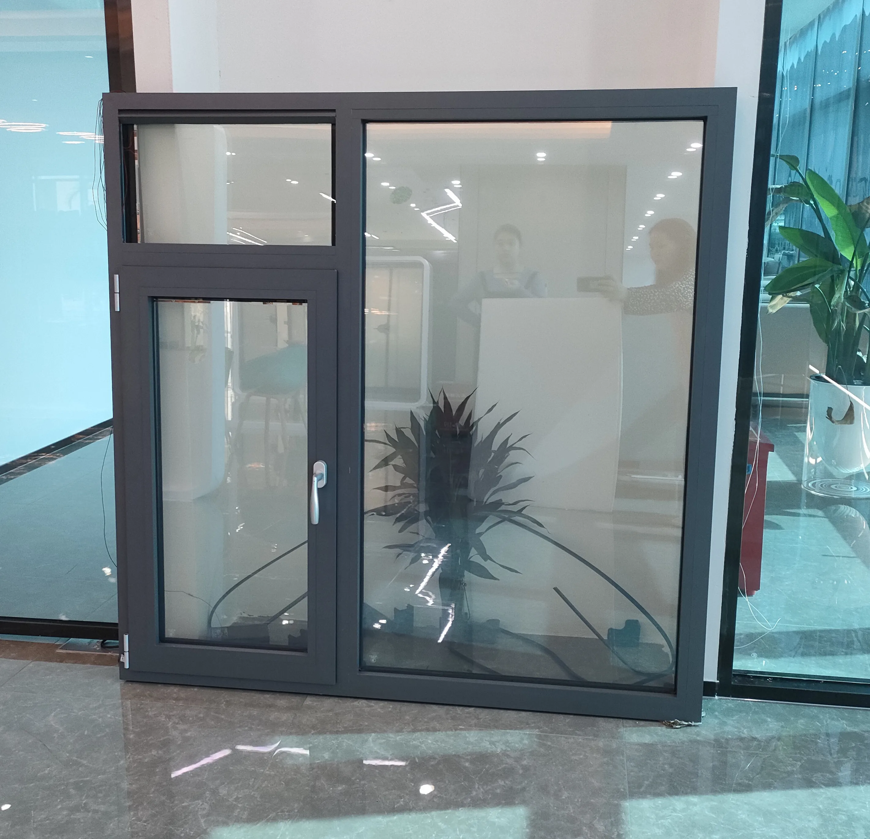Custom Made  Privacy Switching PDLC Smart Glass Sliding Window