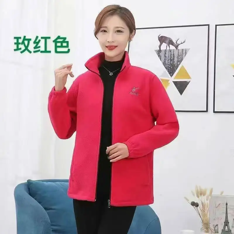 Хвост плюс флисовая утолщенная Тепловая куртка Ms. смешанная оптовая продажа