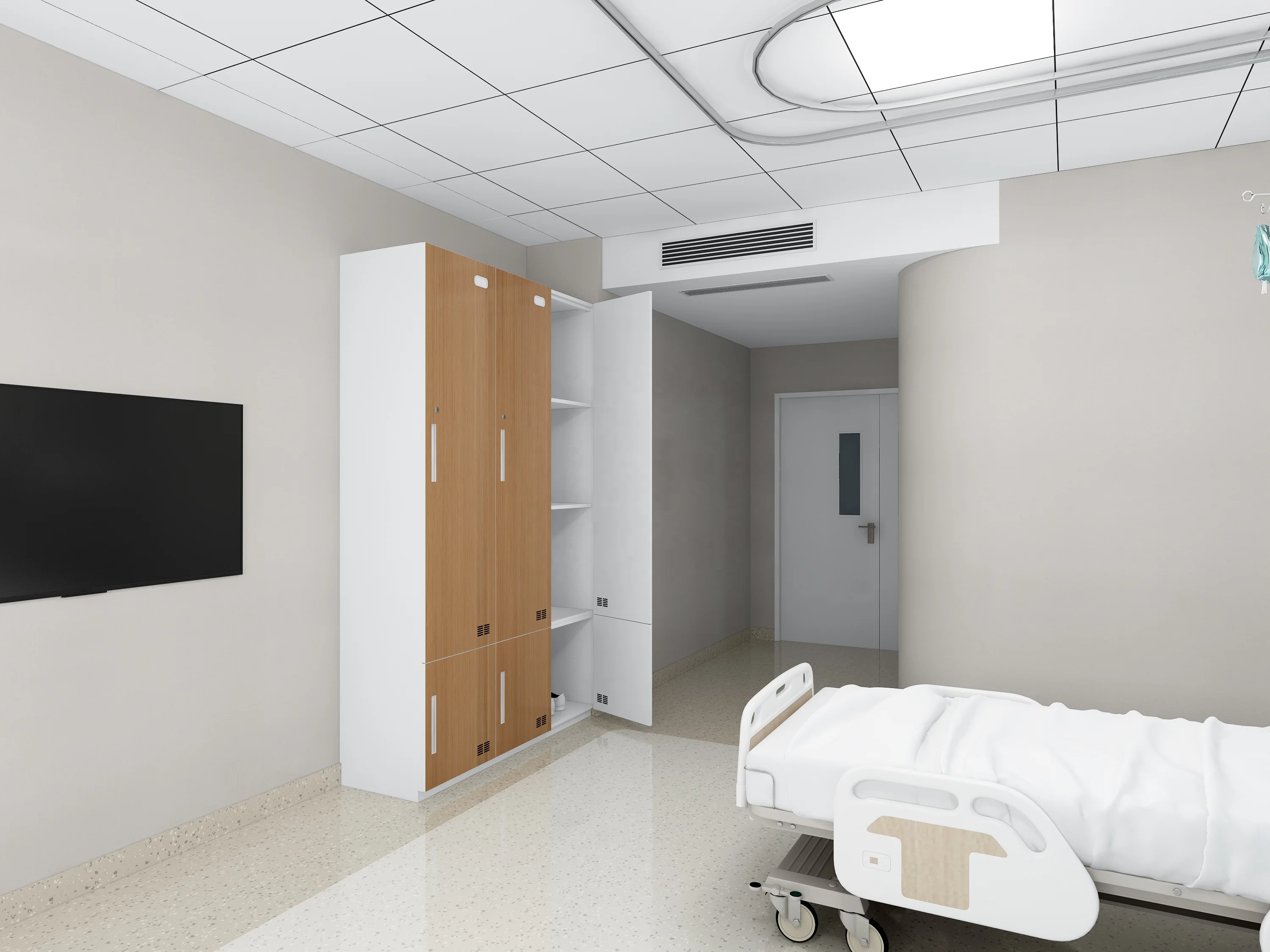 Customized Stainless Steel Storage Cabinet for Hospitals Hotels Doctor's Offices Patient Rooms-Modern Design Durable 4