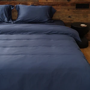 100% Organic Bamboo Sheets Set 4 Pcs Bamboo Bedding Duvet Cover Sets Solid Color