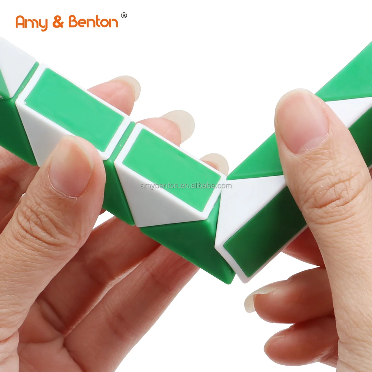 Magic Snake 24 Blocks Twist Puzzle Sensory Fidgety Snake Ruler Fidgety Toys Sets for Kids Party Bag Fillers