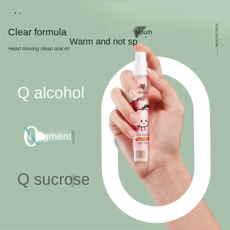 Чистый Натуральный фруктовый аромат, травяной ингредиент, спрей для полости рта