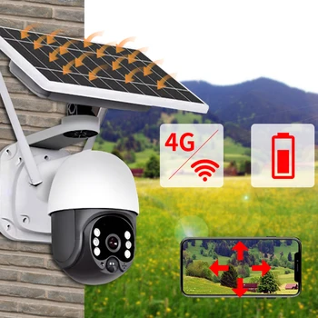 PIR Battery Security Wireless Wifi System Full HD 1080P CCTV Camera 2mp outdoor solar powered Speed Dome IP Ptz 4g solar camera
