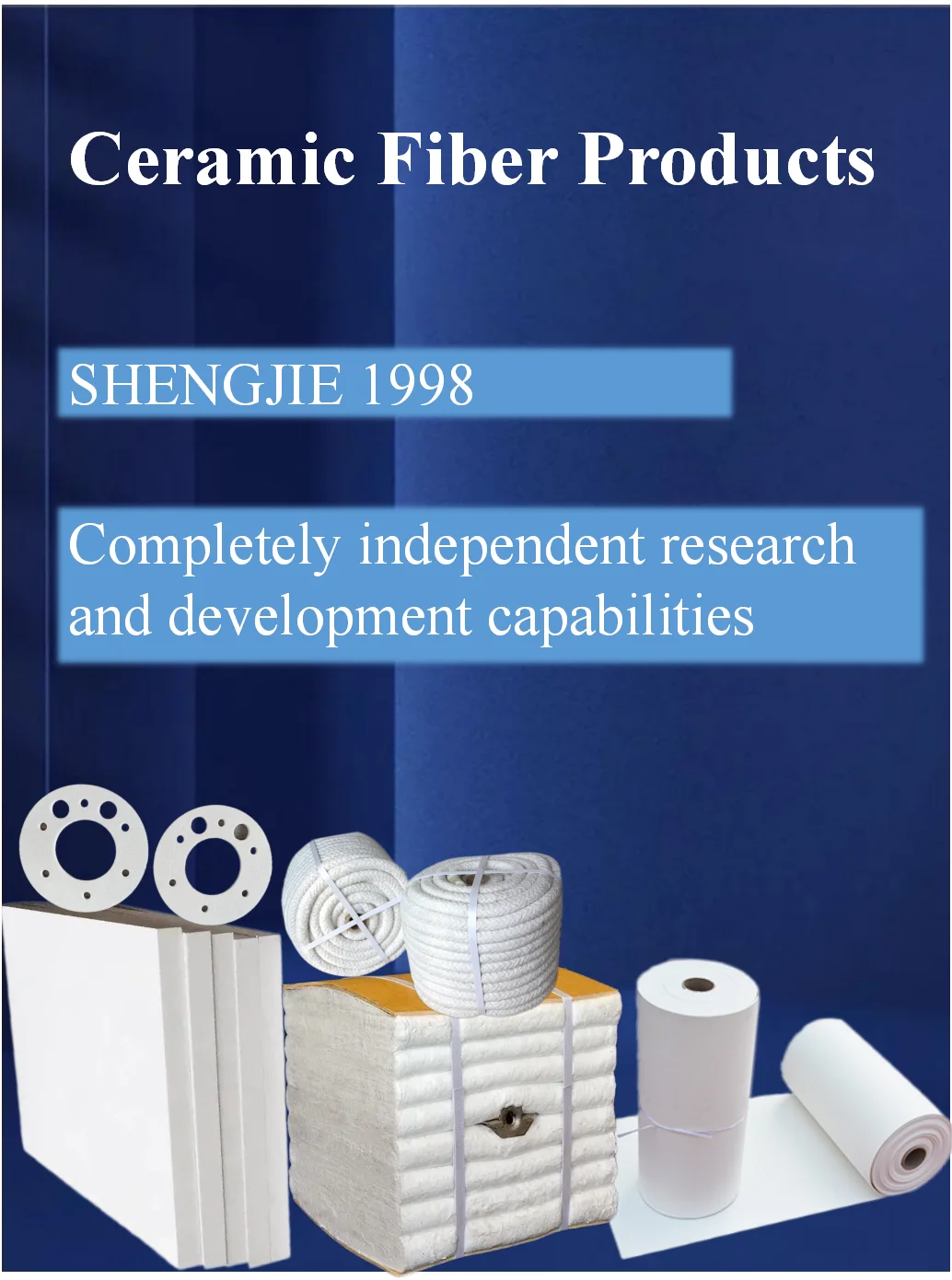 High Strength Ceramic Fiber Paper Good Elasticity And Flexibility Tear ...