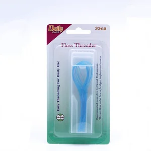 Daily Care Deep Clean Dental Floss Threader for Braces Bridges Implants Medical Grade Tooth Floss Lead Thread for Orthodontic