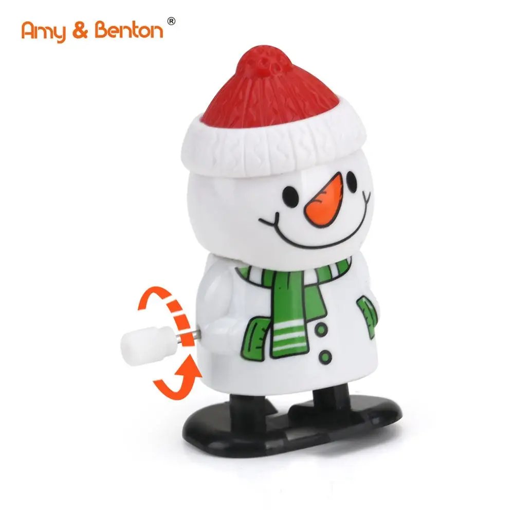 Amazon Рождественский олень Снеговик Санта заводные игрушки для детей Подарки
