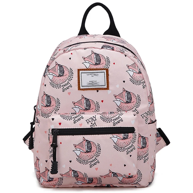 pink fox backpack