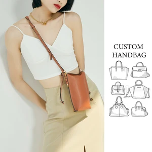 Para Mujeres Bolso Bolsas Bag Manufacturer Custom LOGO Vintage Purses and Handbags Genuine Leather Crossbody Bag for Women