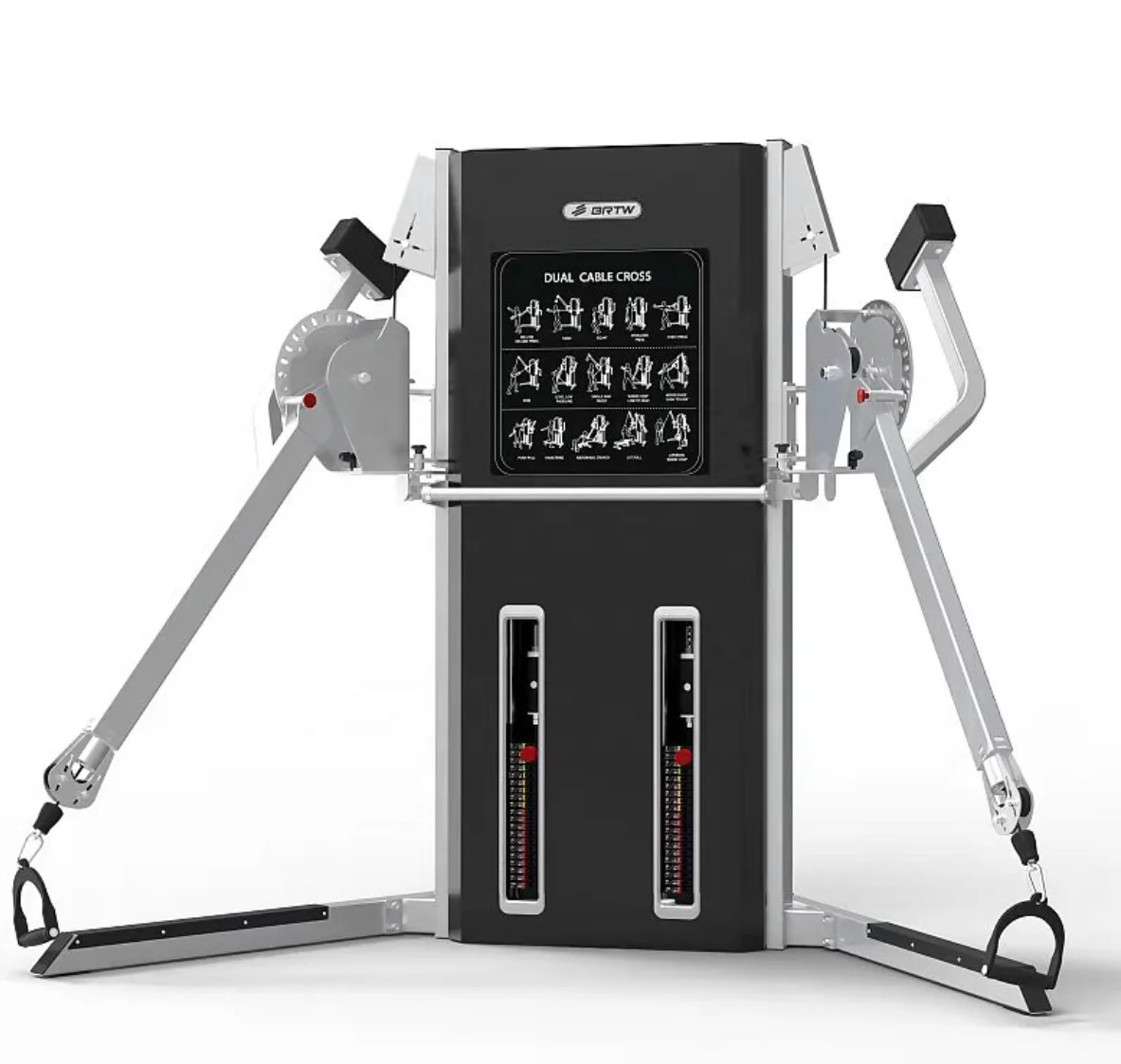 商用ジム機器デュアルスタックアームトレーナー多機能