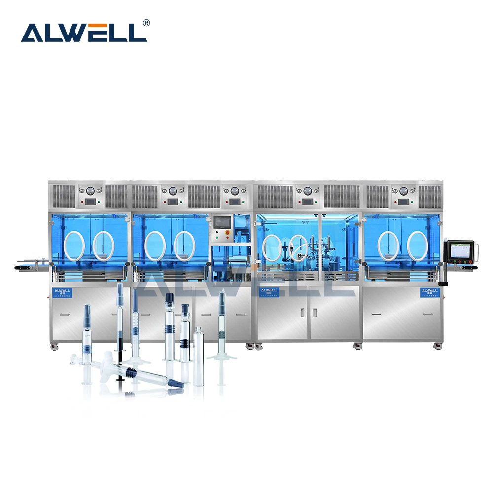 ALWELL PFS Prefilled Medical Sterile Syringe Assembly Machine Vial Packaging for Powder Gel Oil Filling for Chemical