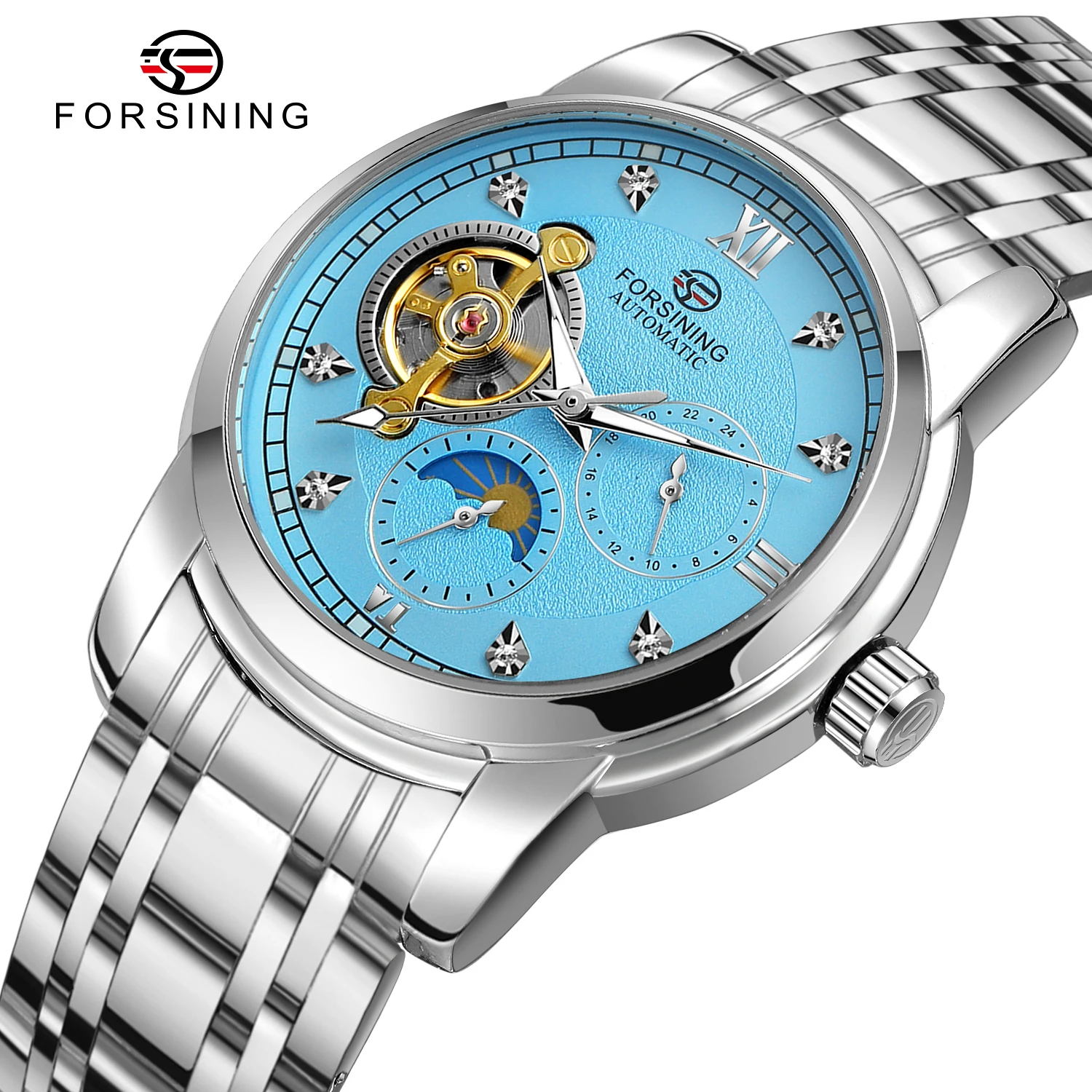 Forsining Watch Price in Bangladesh Luxury Mens Dress