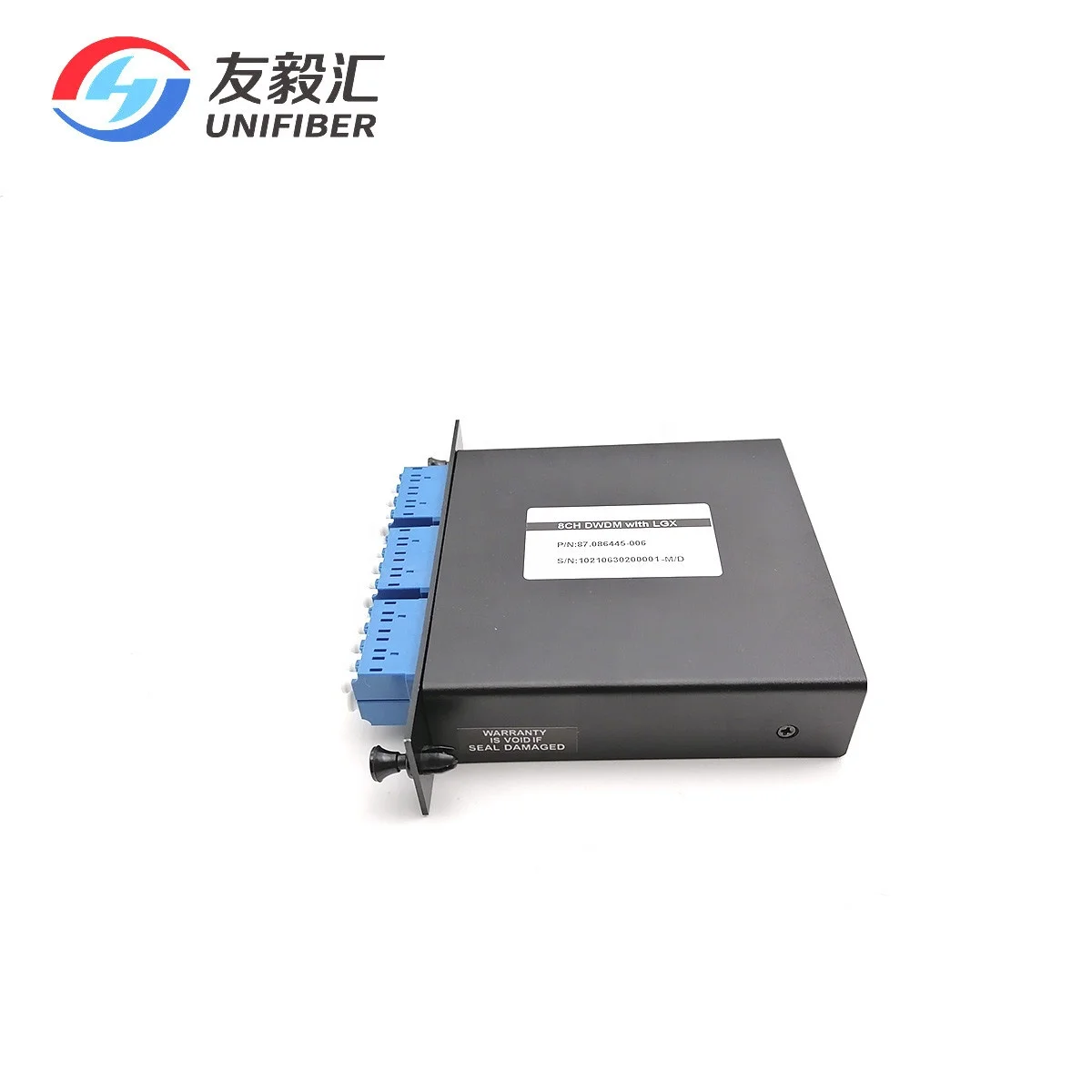 8CH DWDM Mux Demux Passive Optical Multiplexer C44-C51 LGX Fiber ...