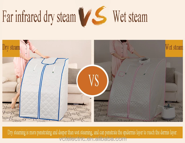 Saunaking CE SASO mini portable steam infrared sauna tent price for one person